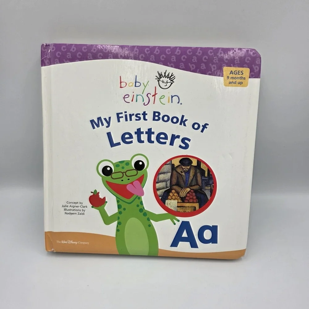 Baby Einstein My First Book of Letters~ Board‎ Book